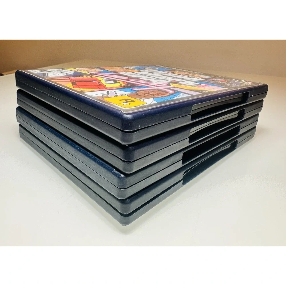 Lot 4 DVD PlayStation 2 Megaman, MVP Baseball 2004, SpongeBob, Grand Theft Auto